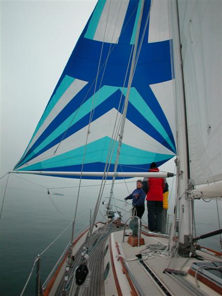 poling out the spinnaker