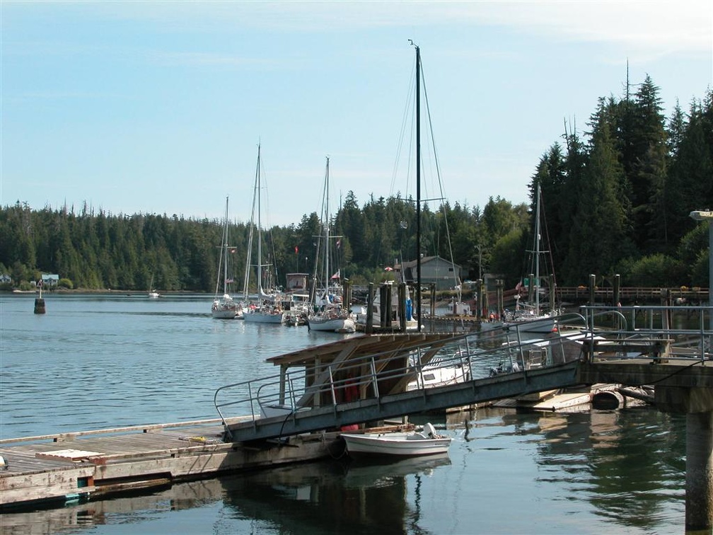 On the government dock in Bamfield