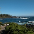The ocean side of Ucluelet during a summer blow