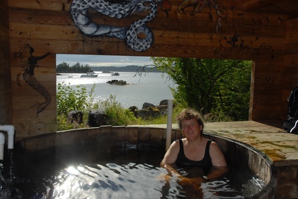 The tub at Goddard Hot Springs