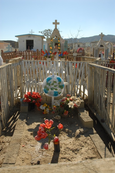 The town cemetery