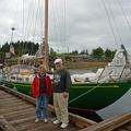 Our friends Steve and Elsie and their boat Osprey