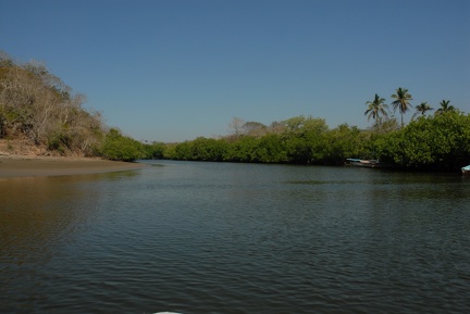 The start of the jungle river tour in Tenicatita Bay