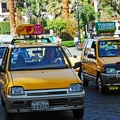 The seguro (safe) taxis in Arequipa