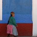 Typical Puno dress with braids