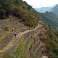 The Inca Trail paved with stones