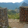 The view from the Sun Gate on the Inca Trail