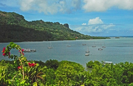 The yacht basin at Pohnpei