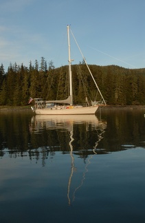 Yohelah quietly at rest on anchor