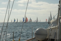 A very light air start for leg two