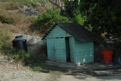 The school outhouse